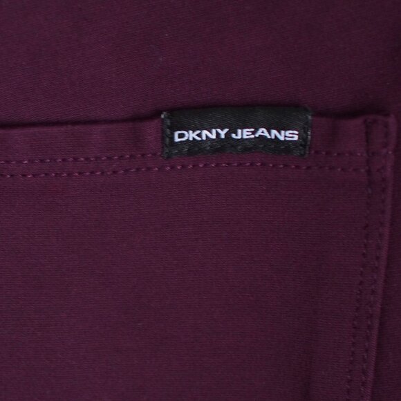 DKNY Jeans | Ponte Knit Comfy Pants in Plum - Picture 4 of 5